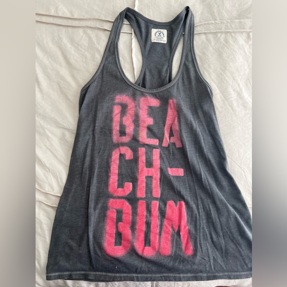 American eagle beach bum tank top